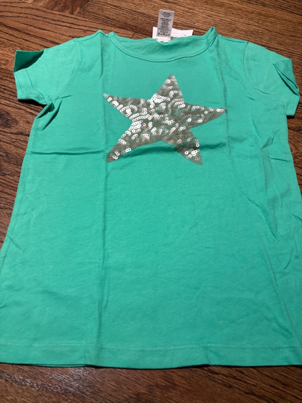 Crewcuts sequin star tee